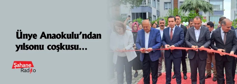 Ünye Anaokulu’ndan yılsonu coşkusu…